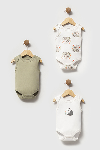 Panda Theme 3'lü Atlet Badi